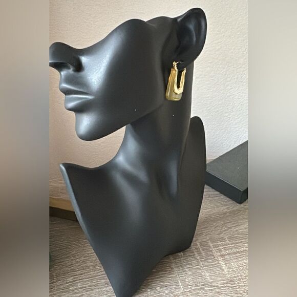 GreenāhoopāearringsāA262 - Picture 5 of 5